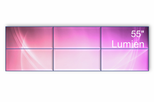 Изображение Видеостена 3x2 Lumien 55" LMW5509LL