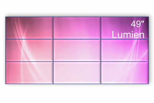 Изображение Видеостена 3x3 Lumien 49" LVW4935LL
