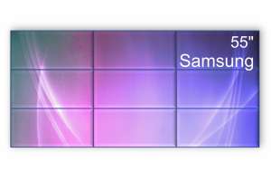  Фото видеостена 3x3 samsung 55" vh55t-e - фото 2
